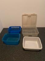 Opbergbakken 4 stuks, Doe-het-zelf en Verbouw, Kratten en Dozen, Ophalen, Gebruikt, Overige typen