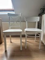 Witte stoelen IKEA, Ophalen, Zo goed als nieuw, Wit, Twee