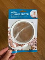 Koffiefilter kunststof met permanente filter en koffieschepj, Ophalen of Verzenden, Nieuw