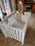Box wit met dik matras inclusief 2 hoezen, Kinderen en Baby's, Boxen, Ophalen, Zo goed als nieuw, Rechthoekig