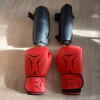 Vechtsportset kinderen : Handschoenen & Scheenbeschermers, Gebruikt, Overige, Vechtsportbescherming, Maat M