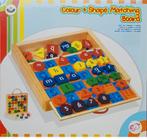 Kist met houten vormen, letters & cijfers, Kinderen en Baby's, Speelgoed | Educatief en Creatief, Nieuw, Ophalen of Verzenden