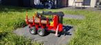 Bruder 2252: Bosbouw Trailer, 1:16 schaal, Ophalen of Verzenden, Gebruikt
