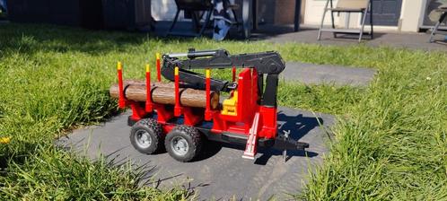 Bruder 2252: Bosbouw Trailer, 1:16 schaal, Kinderen en Baby's, Speelgoed | Speelgoedvoertuigen, Gebruikt, Ophalen of Verzenden