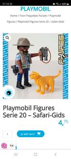 Playmobil Safari gids serie 20, Ophalen of Verzenden, Zo goed als nieuw, Complete set