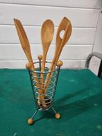 lepelhouder met houten lepels, Huis en Inrichting, Ophalen of Verzenden, 'T Olde Gre-j, Info@toldegrej.nl, Endepoelstraat 20f Didam
