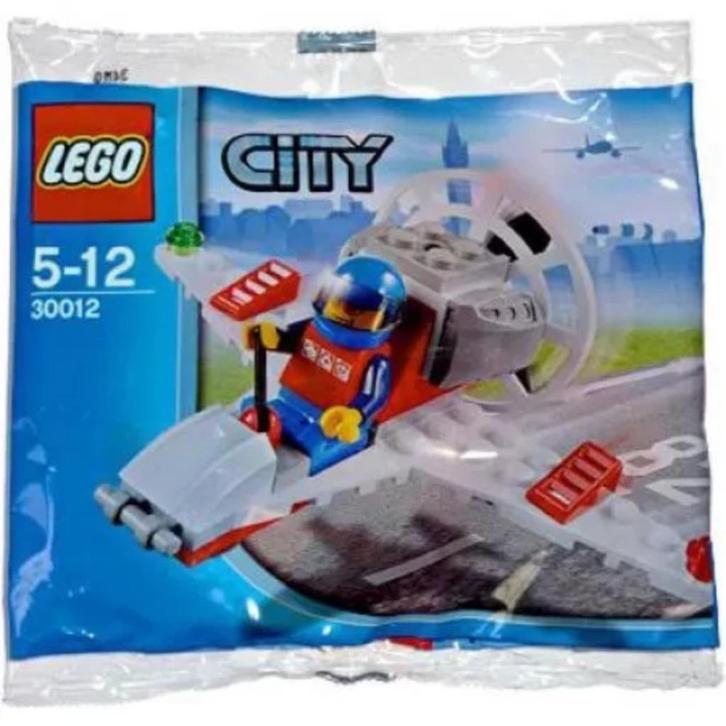 LEGO 30012 City Mini Airplane (Polybag), Kinderen en Baby's, Speelgoed | Duplo en Lego, Nieuw, Lego, Complete set, Ophalen of Verzenden