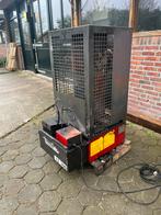 Afgewerkte oliekachel, Ophalen