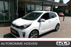 KIA Picanto 1.0 MPi Design Edition Luxe Org. Ned. Clima Lede, Gebruikt, Lederen bekleding, 4 stoelen, Wit