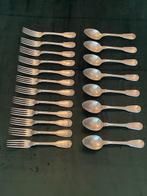 Ercuis Maintenon coquille dinerlepels (8) + dinervorken (12), Antiek en Kunst, Antiek | Bestek, Ophalen