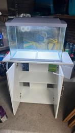 Aquarium met onderkast, Dieren en Toebehoren, Vissen | Aquaria en Toebehoren, Ophalen of Verzenden, Zo goed als nieuw, Leeg aquarium