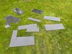 Gratis op te halen. Leisteen. 1 cm dikte, Doe-het-zelf en Verbouw, Dakpannen en Dakbedekking, Ophalen, Zo goed als nieuw, Dakpannen