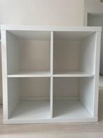 Ikea KALLAX wit icl 4x DRÖNA bak zwart, Minder dan 50 cm, Ophalen of Verzenden, Zo goed als nieuw, Minder dan 100 cm