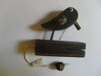 vintage zeldzaam houten deurklopper vogel handgemaakt, Antiek en Kunst, Ophalen of Verzenden