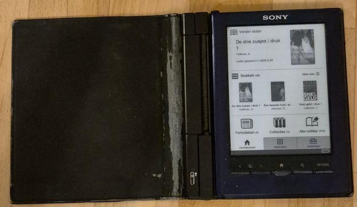 Sony Digital Book Reader PRS-350 E-Reader 46 boeken., Computers en Software, E-readers, Gebruikt, Touchscreen, Ophalen of Verzenden
