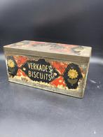 Vintage Verkade Biscuits blik, Verzamelen, Blikken, Koek(jes), Gebruikt, Ophalen of Verzenden, Verkade