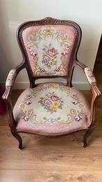 Antieke brocante stoel - Queen Anne, Ophalen