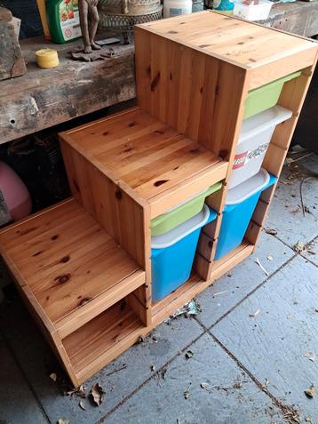 Ikea Houten Speelgoedkast met Opbergbakken  beschikbaar voor biedingen