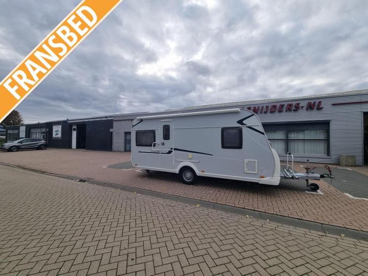TEC Travel King 460 TDF zakluifel! fietsenrek!!, Caravans en Kamperen, Caravans, Bedrijf, tot en met 4, 1000 - 1250 kg, Rondzit
