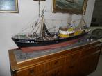 Groot Scheepsmodel Trawler "Allan Water" IJM 34  (1947), Ophalen, Motorboot, Schaalmodel