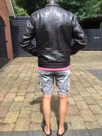Pall Mall bruin leren heren jack zware kwaliteit maat XL, Kleding | Heren, Jassen | Winter, Ophalen of Verzenden, Zo goed als nieuw
