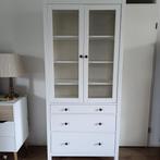 Hemnes vitrinekast boekenkast, Ophalen, 50 tot 100 cm, Zo goed als nieuw, 150 tot 200 cm