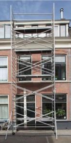 Aluminium steiger te huur, Doe-het-zelf en Verbouw, Steigers, Ophalen, Gebruikt, Rolsteiger of Kamersteiger, 5 meter of hoger