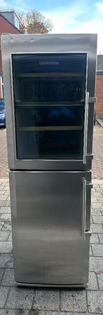 Wijnkoeler met Diepvries kast, Witgoed en Apparatuur, Gebruikt, Minder dan 60 cm, 160 cm of meer, Vrijstaand