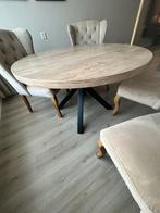 Ronde eettafel, Huis en Inrichting, Ophalen, Gebruikt, Rond, 100 tot 150 cm