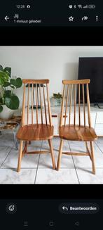 Mooie set spijlstoelen, Huis en Inrichting, Stoelen, Ophalen of Verzenden, Zo goed als nieuw