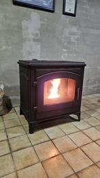 MCZ DECO air Gietijzer, Huis en Inrichting, Ophalen, Gebruikt, Vrijstaand, Pelletkachel