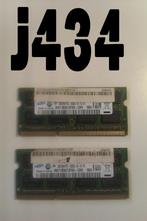 2 stuks laptop RAM geheugen 2GB DDR3, Computers en Software, RAM geheugen, Gebruikt, Samsung Electronics Benelux BV, https://www.samsung.com/nl/support/contact/