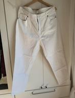 H&M curvy EU 50 white jeans women fit plus size curvy, Ophalen of Verzenden, Zo goed als nieuw, Maat 46/48 (XL) of groter, Blauw