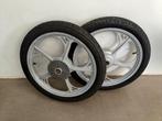 Tomos A35/A52 Flexer Wielen Grijs Set Band + Velg Origineel, Gebruikt, Ophalen of Verzenden, Nvt, Nvt