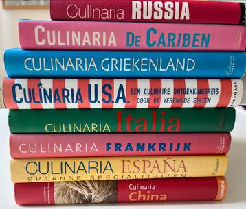 Set van 8 Culinaria kookboeken beschikbaar voor biedingen