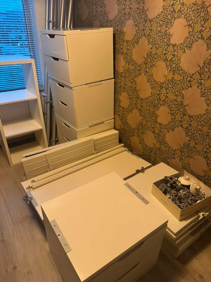 Grote Ikea stolmen kledingkast compleet, Huis en Inrichting, Kasten | Kledingkasten, Gebruikt, 200 cm of meer, 200 cm of meer