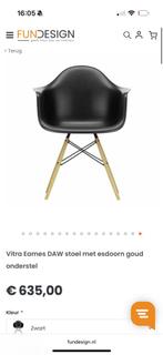 Vitra eames daw stoel., Huis en Inrichting, Stoelen, Ophalen of Verzenden, Gebruikt, Zwart, Eén