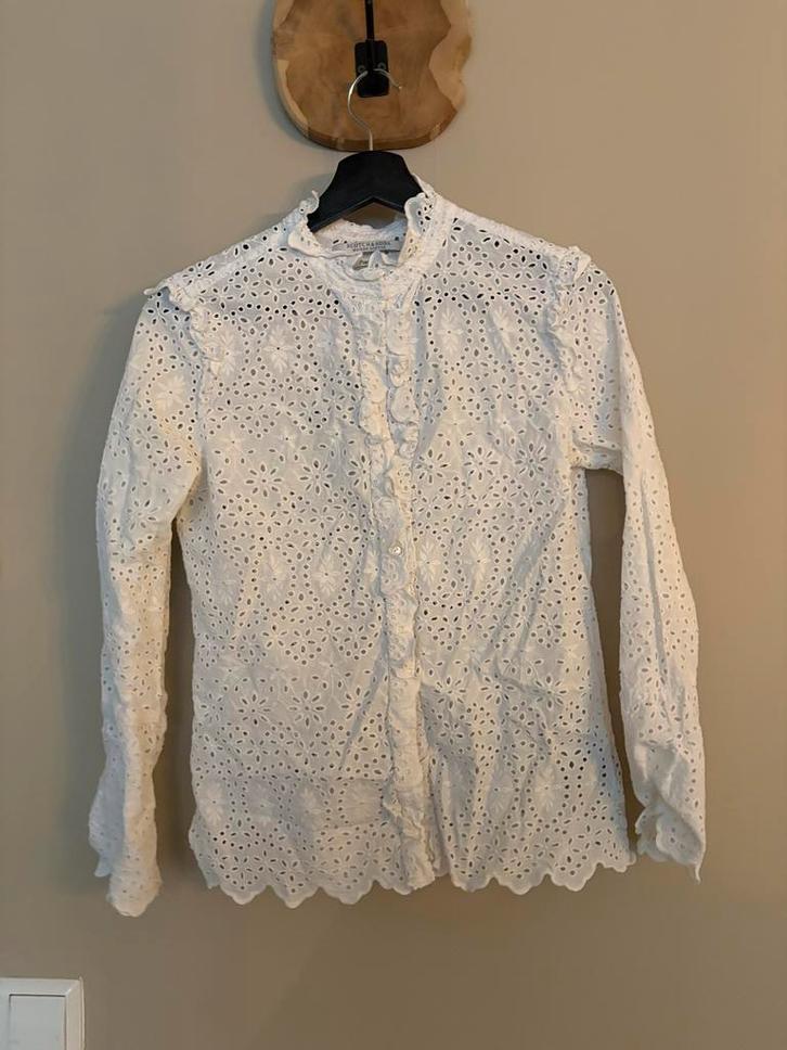 Blouse Scotch & Soda (maat P), Kleding | Dames, Blouses en Tunieken, Zo goed als nieuw, Maat 34 (XS) of kleiner, Wit, Ophalen of Verzenden