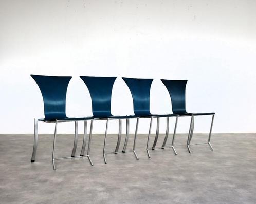 vintage eetkamerstoelen | stoelen | KFF Design, Huis en Inrichting, Stoelen, Gebruikt, Metaal, Verzenden