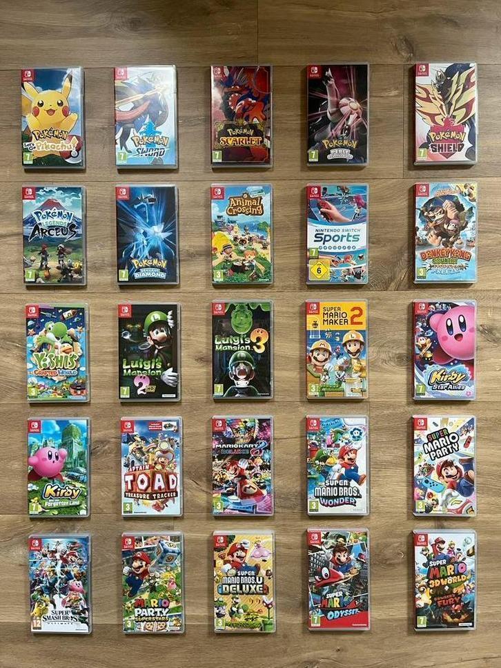 Diverse spellen Nintendo Switch, Spelcomputers en Games, Games | Nintendo Switch, Zo goed als nieuw, Overige genres, 3 spelers of meer