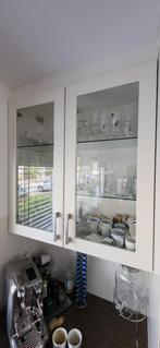 Keukenkast vitrine, Huis en Inrichting, 50 tot 100 cm, Minder dan 100 cm, 25 tot 50 cm, Wit