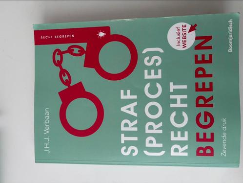 J.H.J. Verbaan - Straf(proces)recht begrepen, Boeken, Studieboeken en Cursussen, Nieuw, HBO, Ophalen of Verzenden