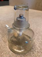 Olie lamp glas gebruikt, Ophalen of Verzenden