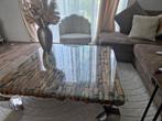 Exclusieve ROFRA Home salontafel – 1.20x 1.20m – glas, Huis en Inrichting, Gebruikt, Glas, Ophalen of Verzenden, Minder dan 50 cm