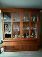 Prachtige Noten Houten Apothekerskast / Buffetkast, Ophalen, 200 cm of meer, Zo goed als nieuw, 200 cm of meer