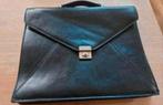 Davidts Design zwart dik lederen businesstas ,zgan, Ophalen of Verzenden, Zo goed als nieuw, Aktetas