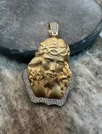 14k Gouden Jezus Hanger - Massief & Prachtig!, Ophalen of Verzenden, Zo goed als nieuw, Goud