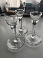 Holmegaard 3 x glazen eierdoppen - ontwerp Per Lütken, Antiek en Kunst, Antiek | Glas en Kristal, Ophalen of Verzenden