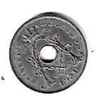 belguim 5 centimes 1921 dutch vf+, Postzegels en Munten, Munten | België, Verzenden, Losse munt