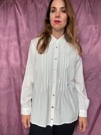 Vintage witte blouse / overhemd - 42/XL of oversized, Kleding | Dames, Ophalen of Verzenden